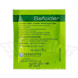 Дрожжи для сидра Fermentis Safcider 5г