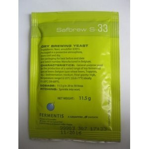 Пивные дрожжи Fermentis Safbrew S-33 11.5 г